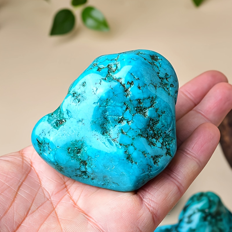 Aquarium Marine Stone - 1 adet Büyük Benzersiz Doğal Turkuaz,
