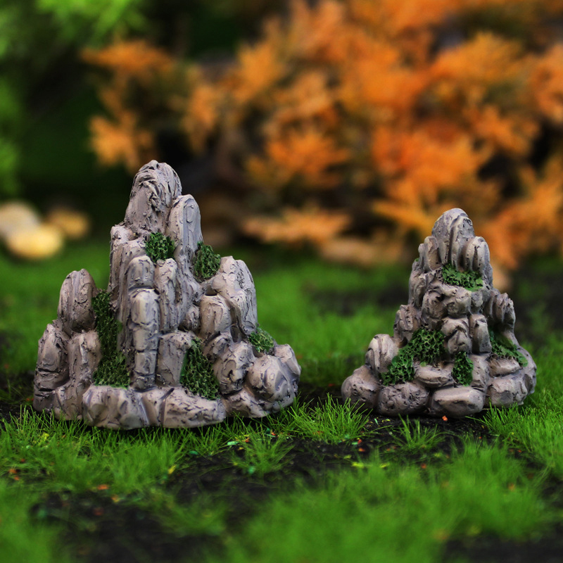 Aquarium Marine Stone - Mini dağ minyatür sahte taş yapay