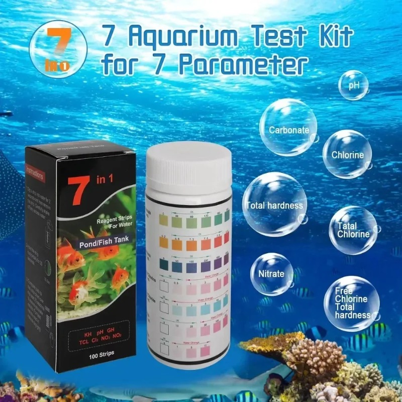 Marine Aquarium Water Test Kit - Sıcak Fırsat Akvaryum Test Şeridi PH