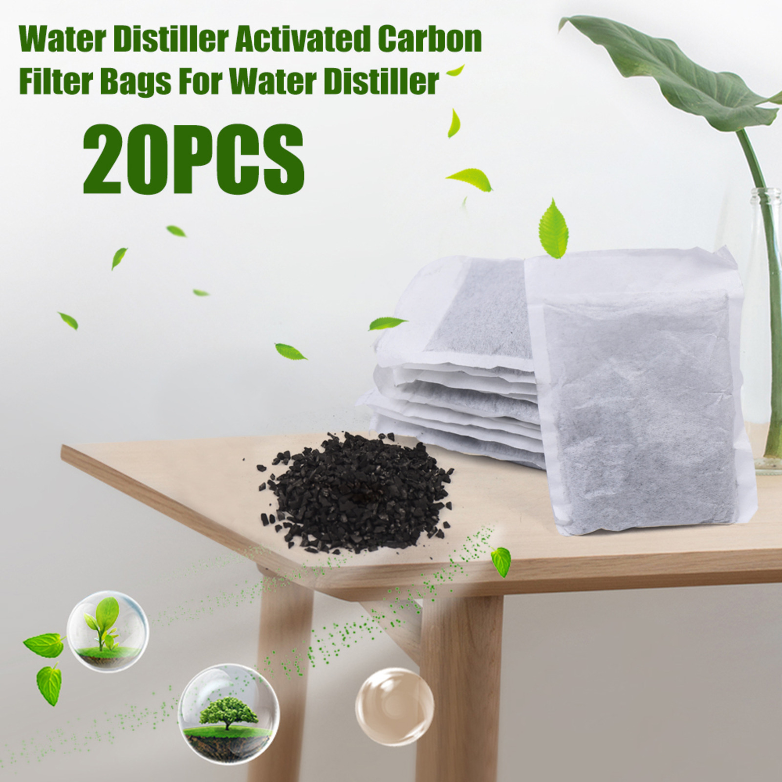 Activated Carbon Bag - 20 Adet Aktif Karbon Filtre Torbaları