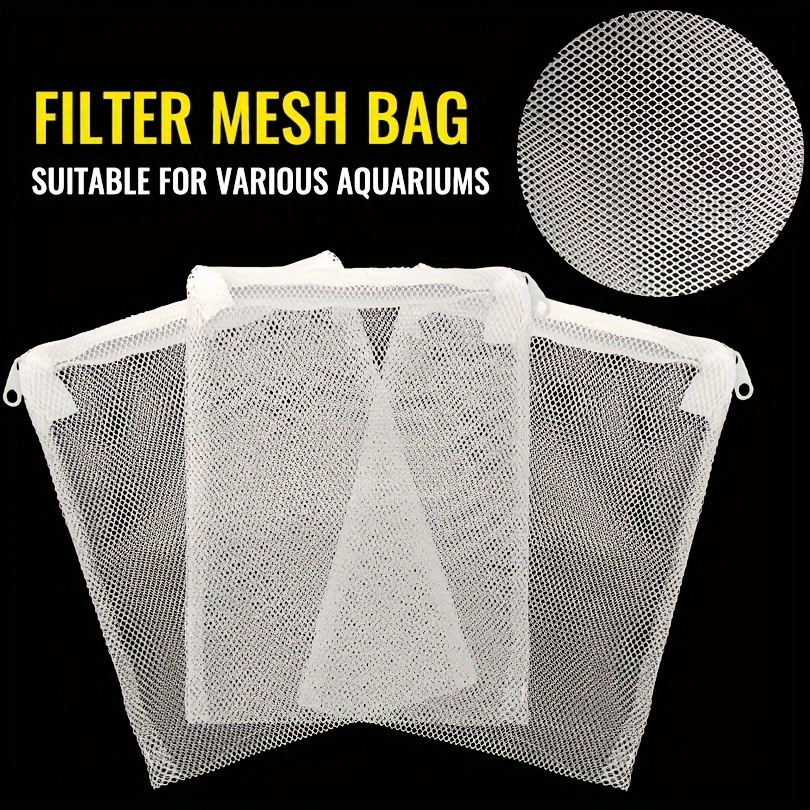 Activated Carbon Bag - Akvaryumlar için Yeniden Kullanılabilir Fermuarlı Filtre