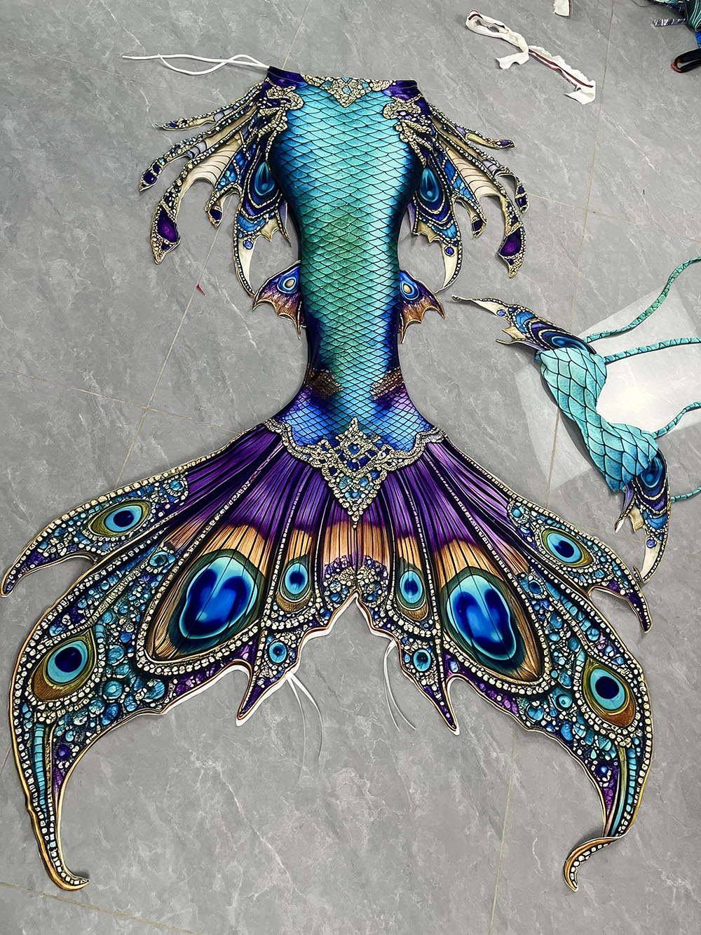 Aquarium & Marine Museum Ums - Yeni Desen Denizkızı Kuyruğu Denizkızı Yüzgeçleri
