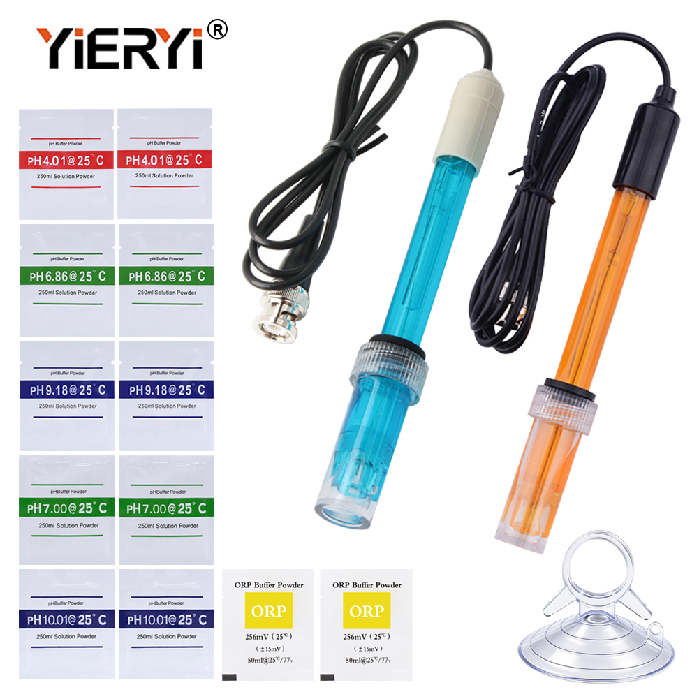 Marine Aquarium Water Test Kit - Yieryi Ph‑201 & ORP‑101 Elektrot Prob