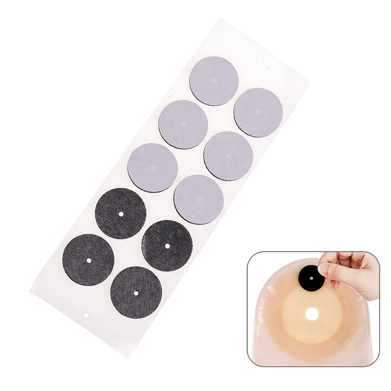 Activated Carbon Bag - 10 adet aktif karbon Anorectal Ostomy