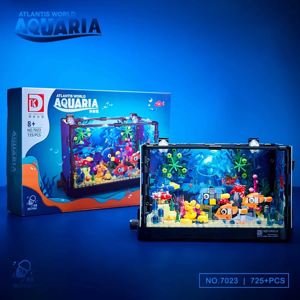 Marine Aquarium Cube - Fikirler serisi akvaryum deniz hayvanları yapı