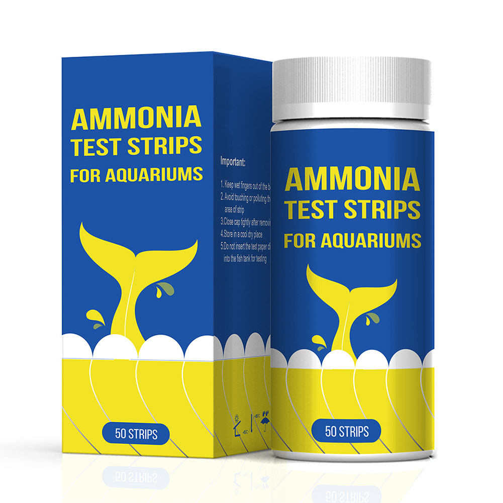 Marine Aquarium Water Test Kit - 50 adet Amonyak Azot Hızlı Su