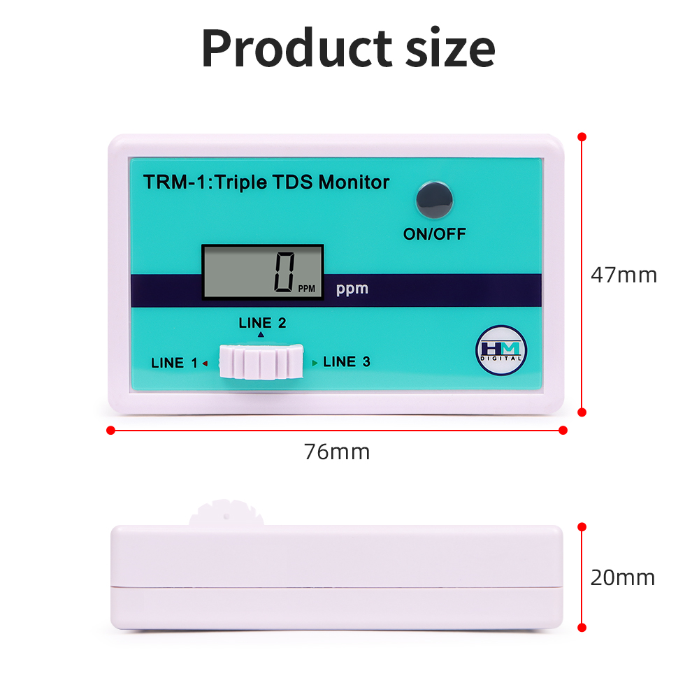 SM1 Tek/TRM1 Üçlü TDS Metre Çe - Marine Aquarium Water Test Kit incelemesi ve fiyatı