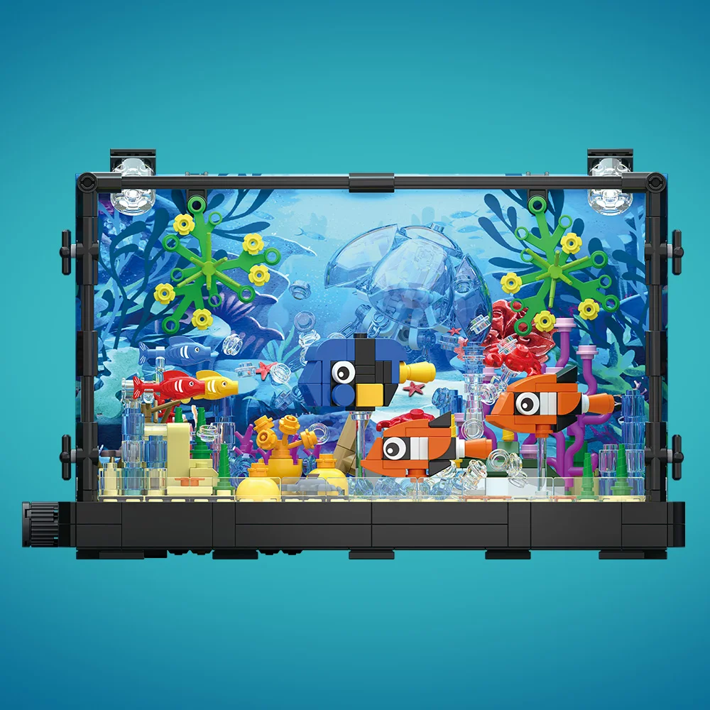 Işıklı Balık Tankı Yapı Taşı S - Marine Aquarium Cube incelemesi ve fiyatı