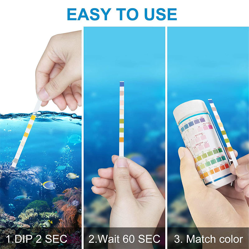 7-IN-1 Akvaryum Test Şeritleri - Marine Aquarium Water Test Kit incelemesi ve fiyatı