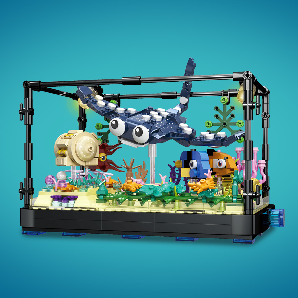 Işıklı Balık Tankı Blok Seti,  - Marine Aquarium Cube incelemesi ve fiyatı