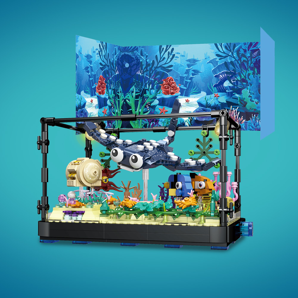 Işıklı Balık Tankı Blok Seti,  - Marine Aquarium Cube incelemesi ve fiyatı
