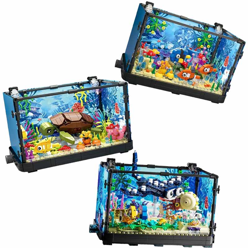 Işıklı Balık Tankı Yapım Blokl - Marine Aquarium Cube incelemesi ve fiyatı