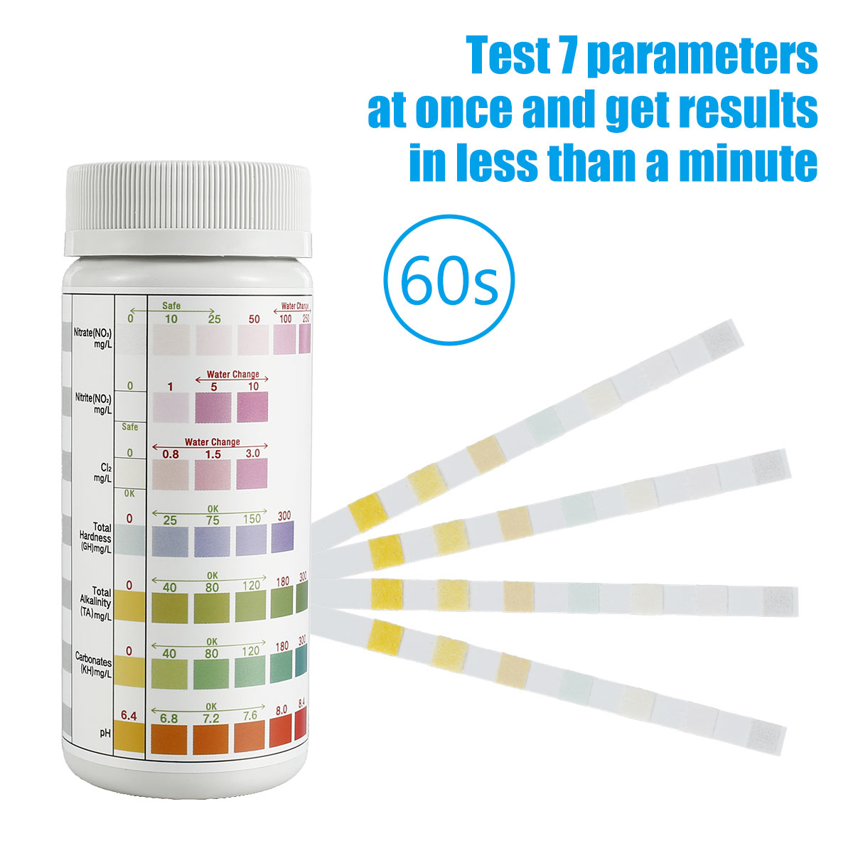 100/200 Adet Akvaryum Test Şer - Marine Aquarium Water Test Kit incelemesi ve fiyatı